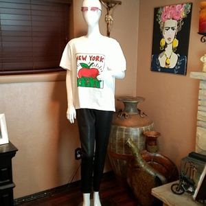 Snake texture leggings